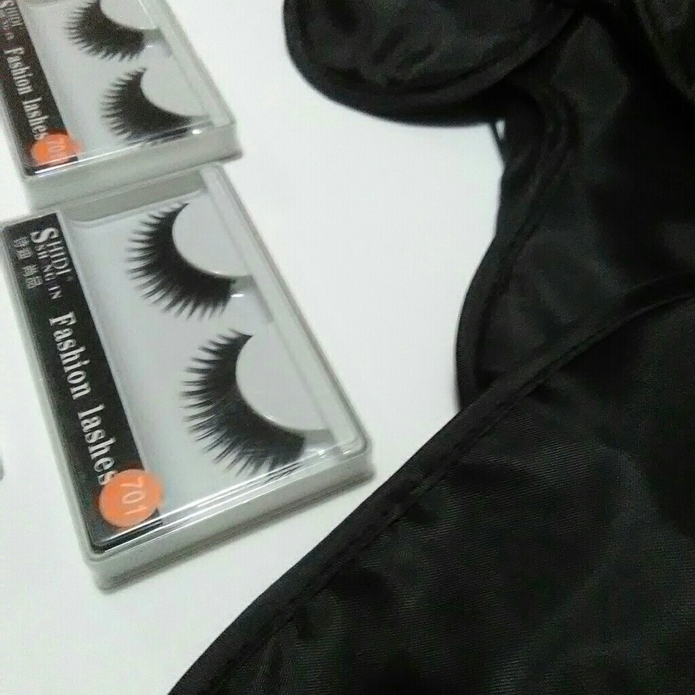 5 Pack New False Thick Reusable Eyelashes + 2 - Picture 2 of 5